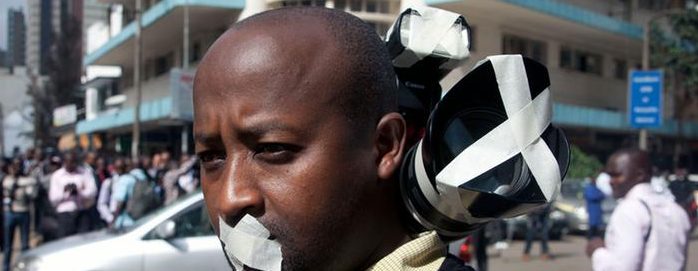 Image result for kenya journalists chased